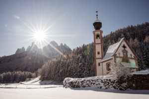 Villnöstal, Geisler, South Tyrol, church, Sankt Johann Villnöstal, Geisler, South Tyrol, church, Sankt Johann